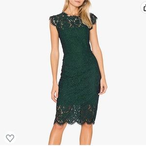 Merokitty Green Lace Dress Size Large NWT